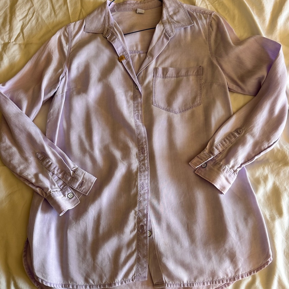 Old Navy Lavender Button Down Shirt